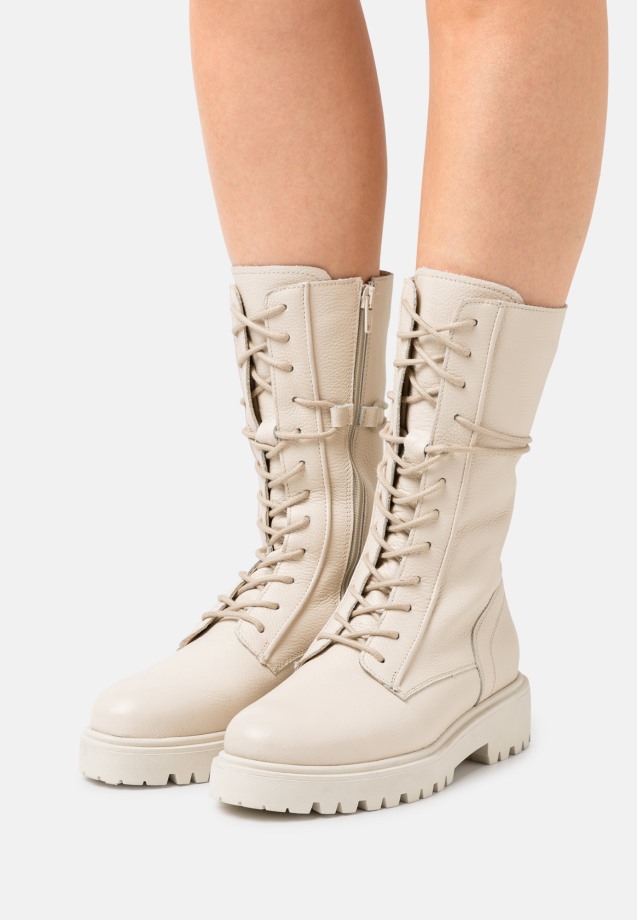 Fango/Dust Gabor Lace-Up Ankle Boots