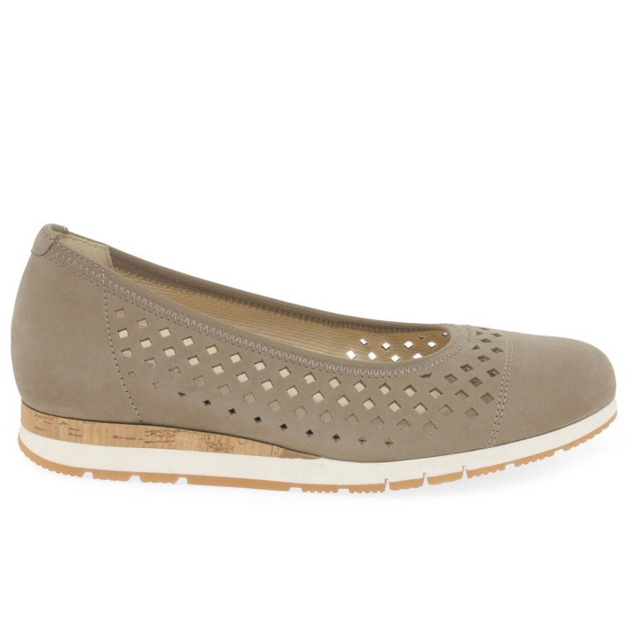 Gabor Berry Ladies Punch Detail Shoes