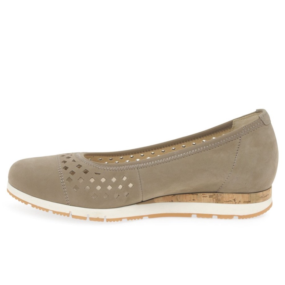 Gabor Berry Ladies Punch Detail Shoes