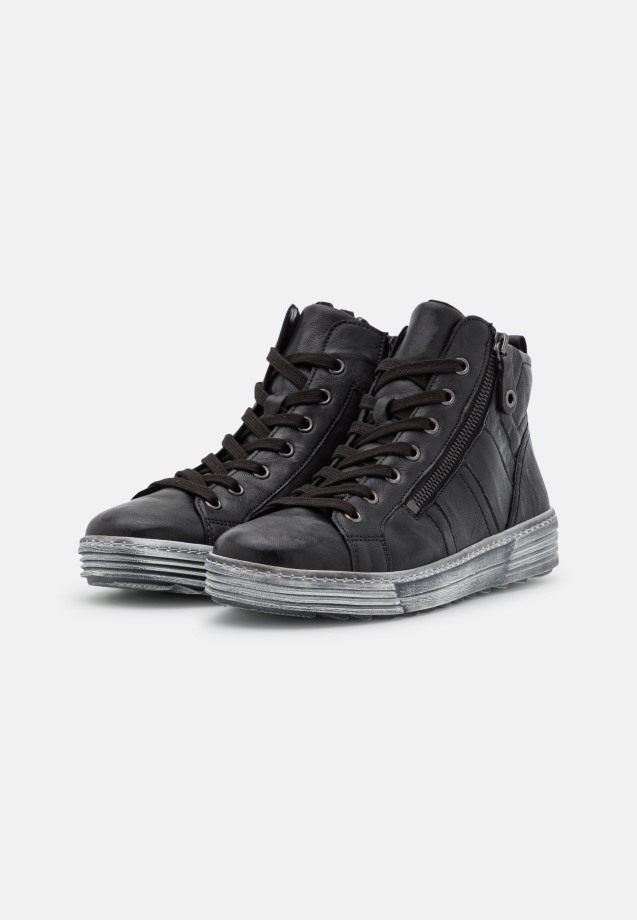 Gabor Black High-Top Trainers