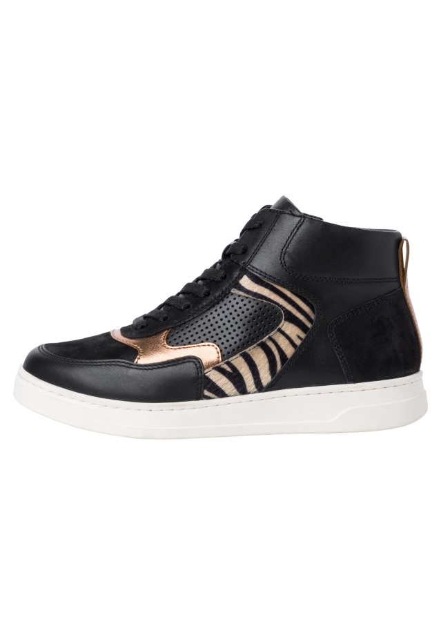 Gabor Black High-Top Trainers