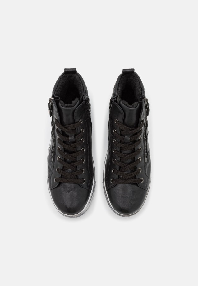Gabor Black High-Top Trainers