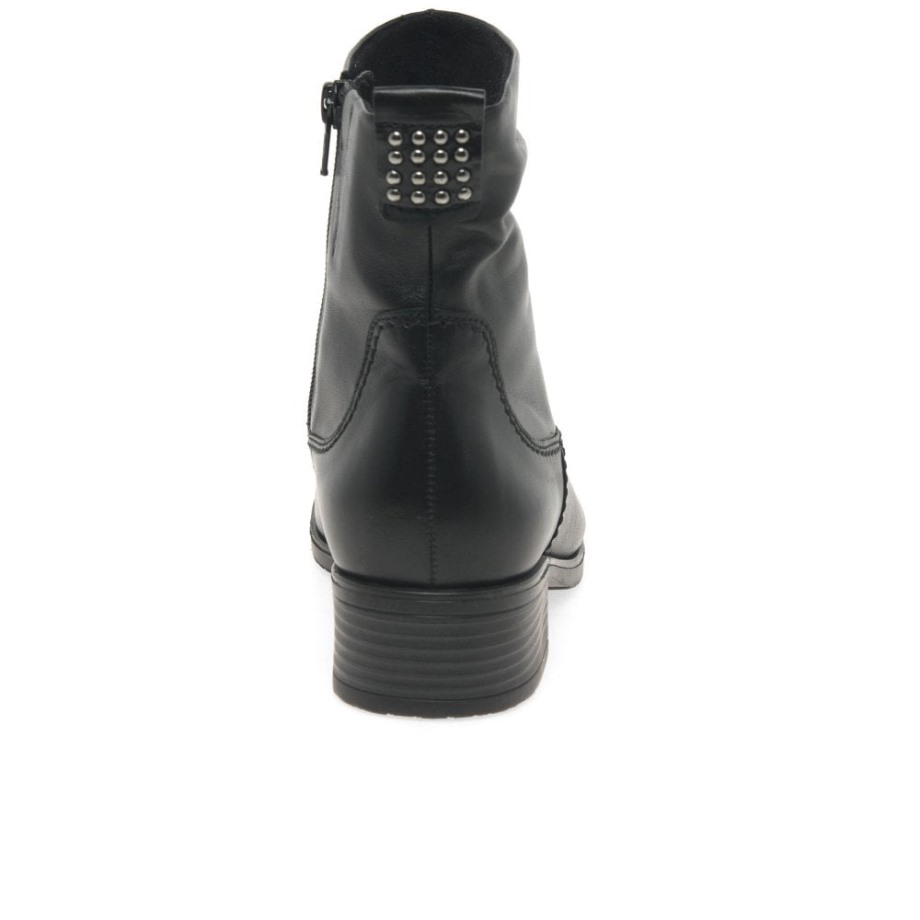 Gabor Black Mopsy Womens Ankle Boots