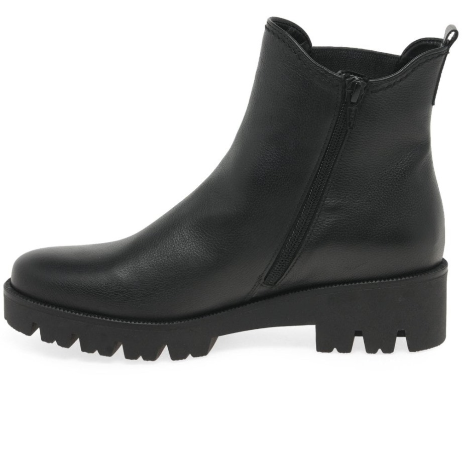 Gabor Black Newport Womens Chelsea Boots