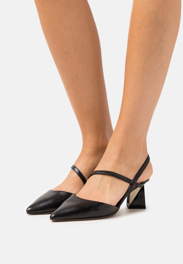 Gabor Black Vegan Starlit - Classic Heels