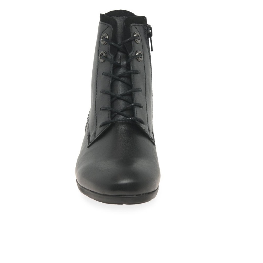 Gabor Boat Womens Ankle Boots Black