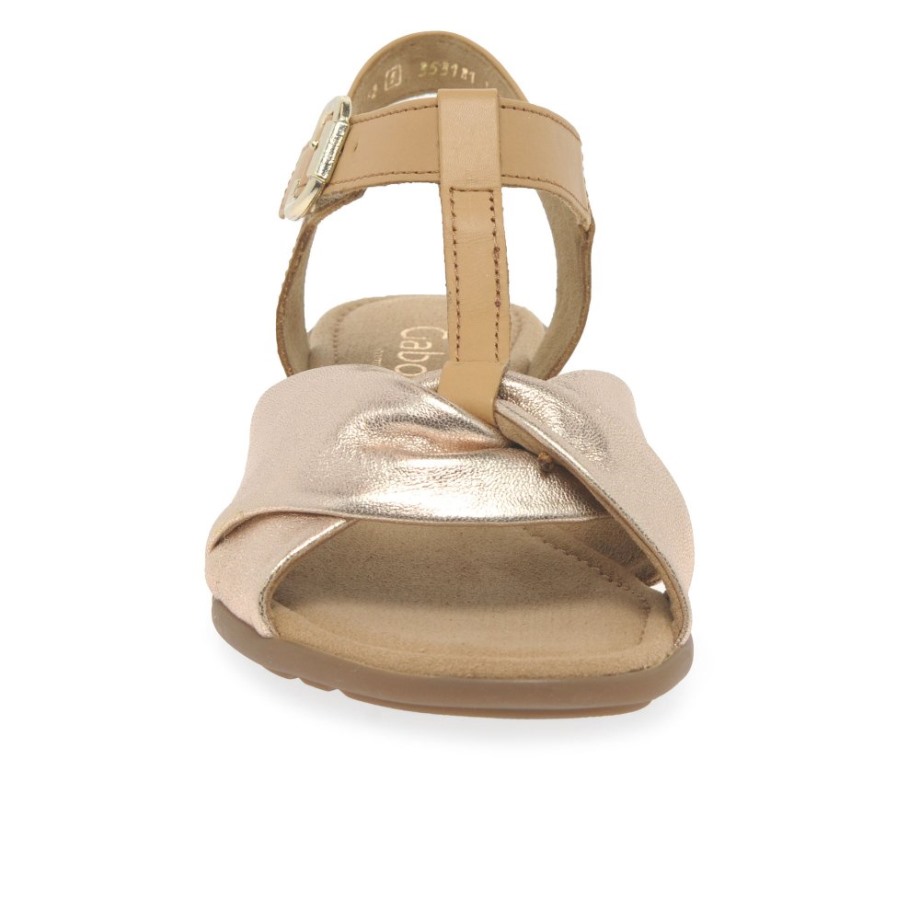 Gabor Champagne/Peanut Millie Ladies Sandals