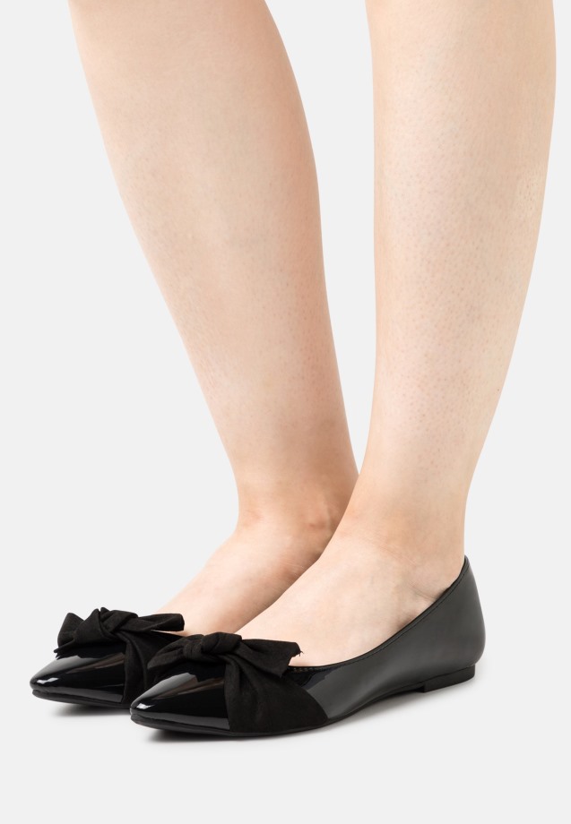 Gabor Dark Blue Ballet Pumps