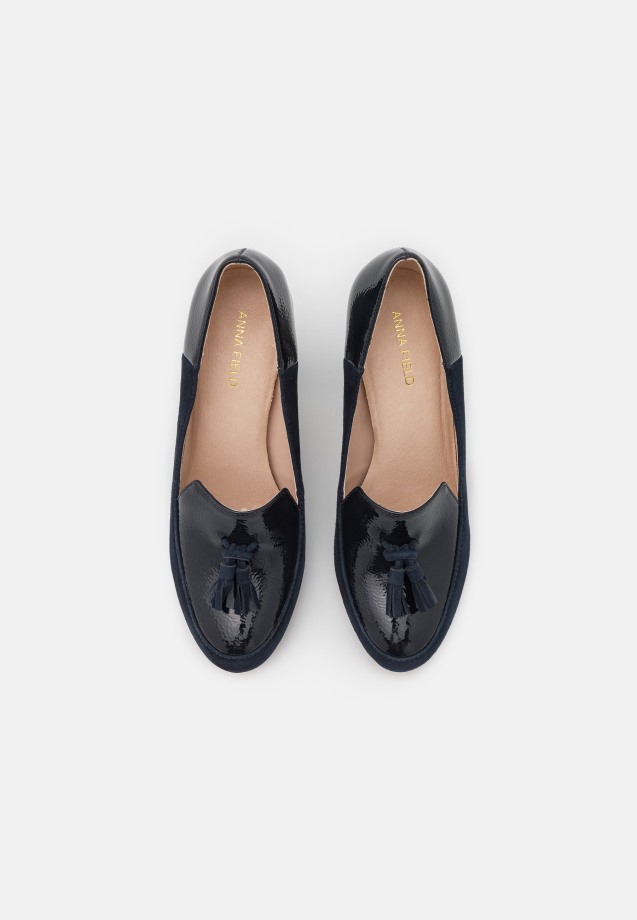 Gabor Dark Blue Leather - Classic Heels