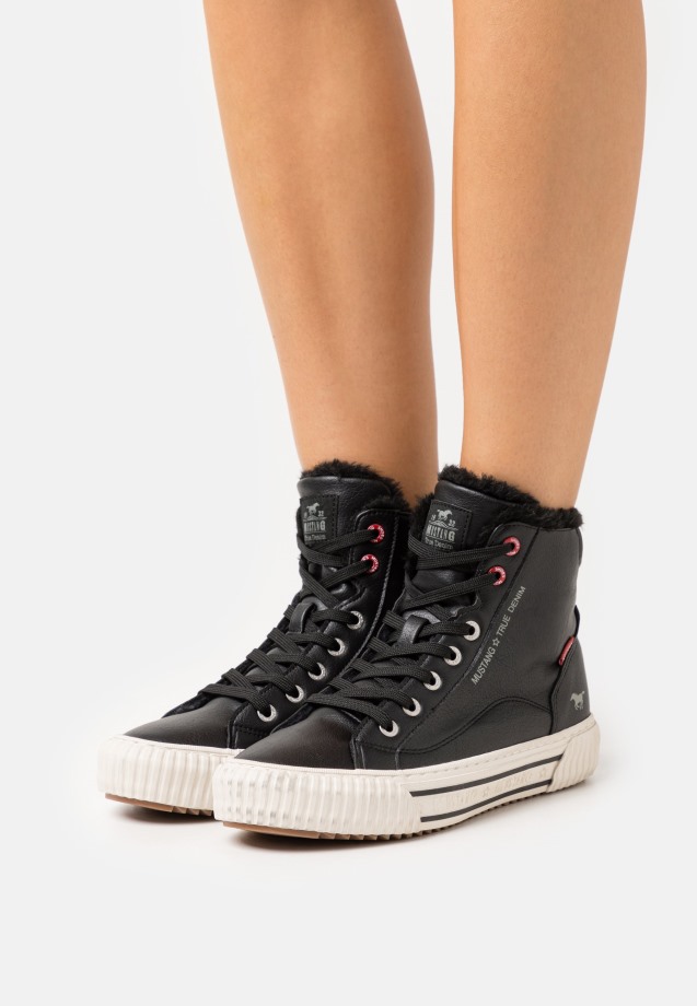 Gabor Dark Grey High-Top Trainers