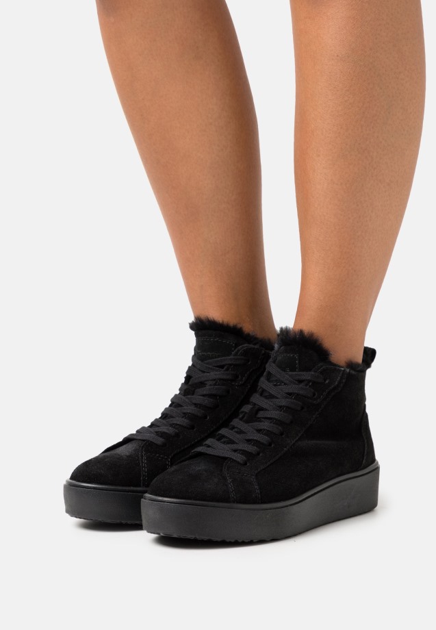 Gabor Dark Grey High-Top Trainers