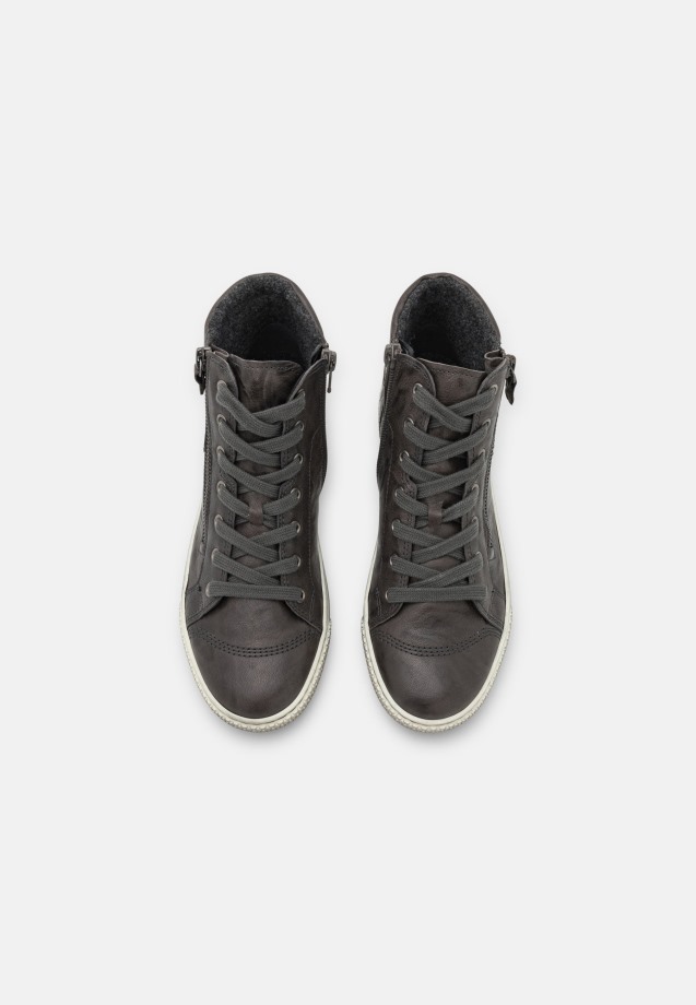 Gabor Dark Grey High-Top Trainers