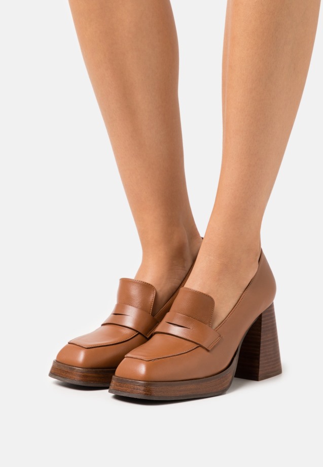 Gabor Deep Saddle Tan/Dark Natural Brendi - Classic Heels