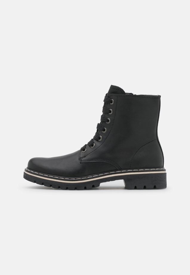 Gabor Lace-Up Ankle Boots Black