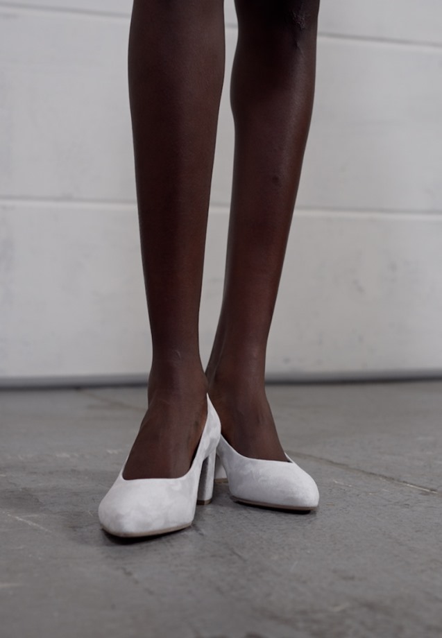 Gabor Light Grey Classic Heels