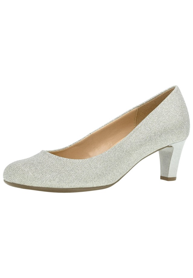 Gabor Light Grey Classic Heels