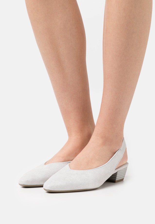 Gabor Light Grey Classic Heels