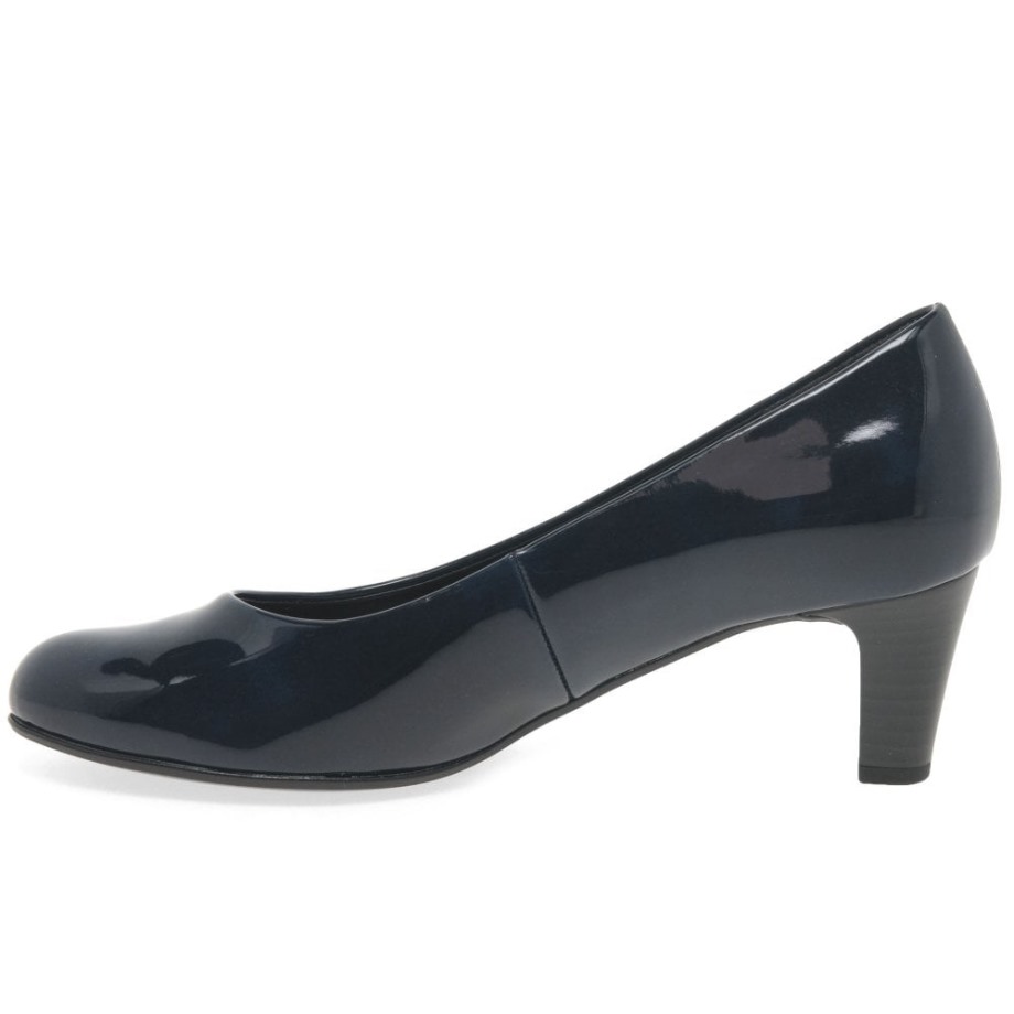 Gabor Marine Patent Nesta I I Womens Court Shoes