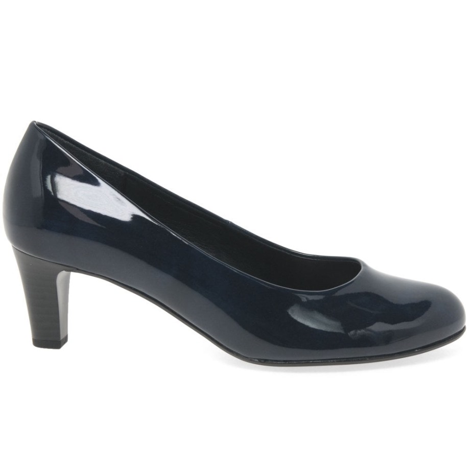 Gabor Marine Patent Nesta I I Womens Court Shoes
