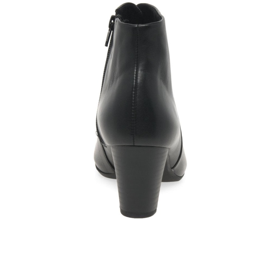 Gabor Matlock Womens Ankle Boots Black
