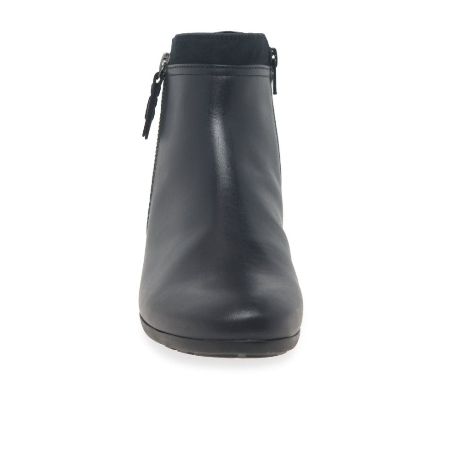 Gabor Midnight Lea Suede Briano Ladies Ankle Boots