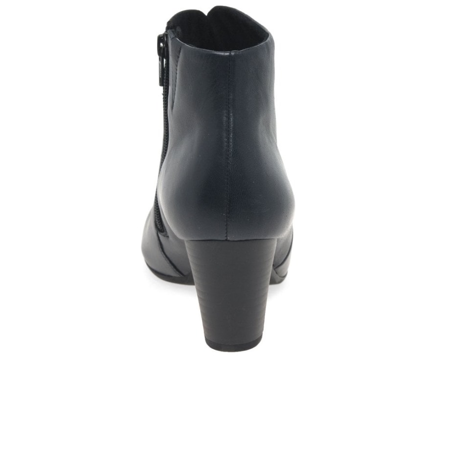 Gabor Navy Matlock Womens Ankle Boots