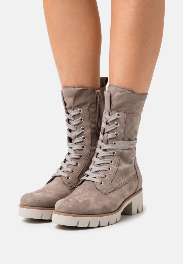 Gabor Night Blue Platform Ankle Boots