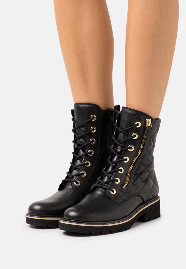 Gabor Night Blue Platform Ankle Boots
