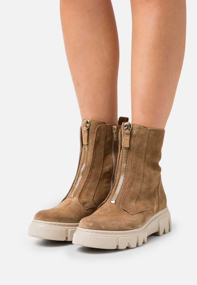 Gabor Night Blue Platform Ankle Boots