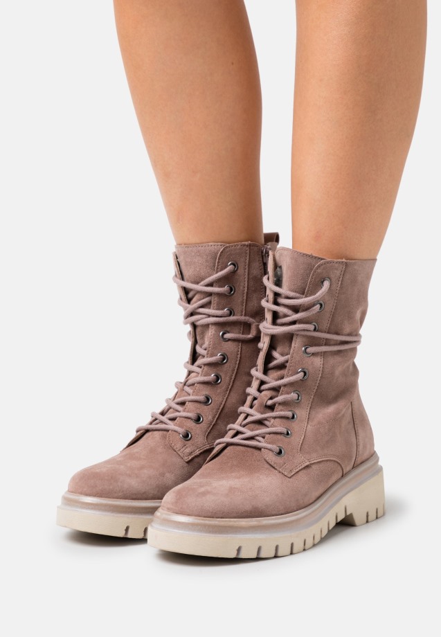 Gabor Night Blue Platform Ankle Boots