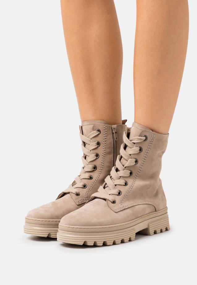 Gabor Night Blue Platform Ankle Boots