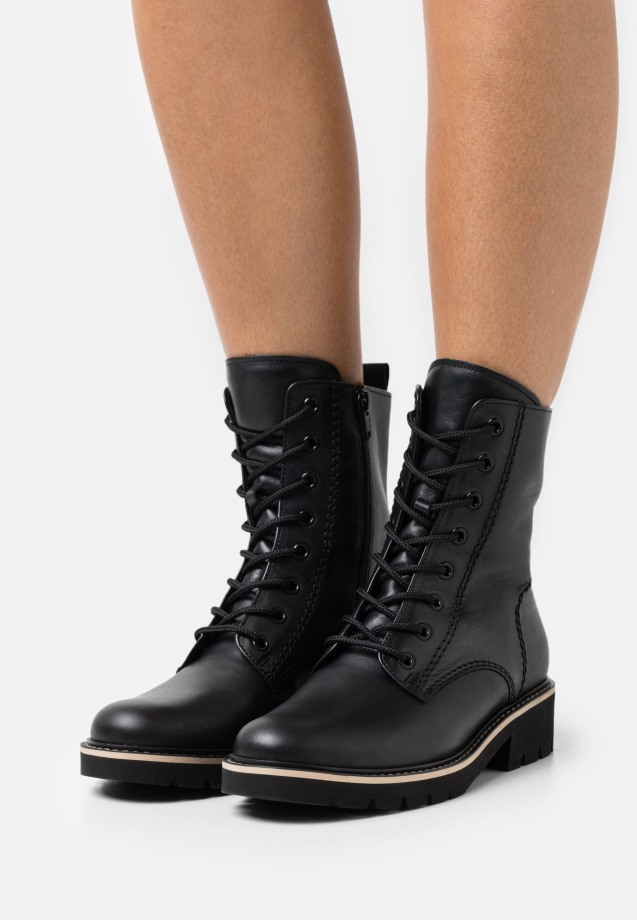 Gabor Night Blue Platform Ankle Boots