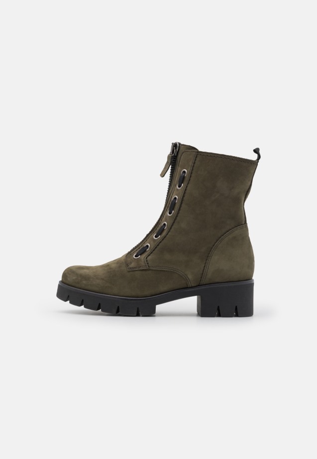 Gabor Night Blue Platform Ankle Boots