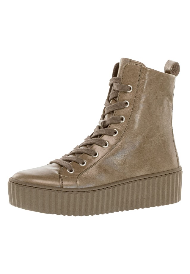 Gabor Platform Ankle Boots Black