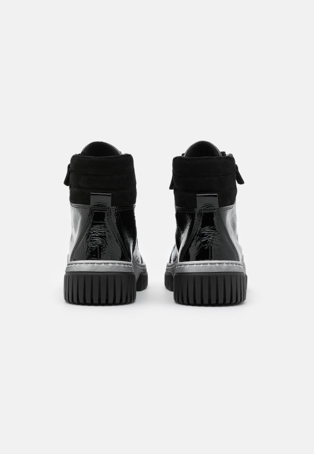 Gabor Platform Ankle Boots Black