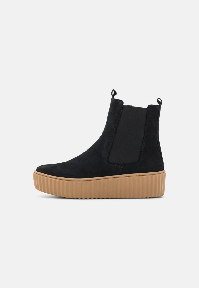 Gabor Platform Ankle Boots Camel