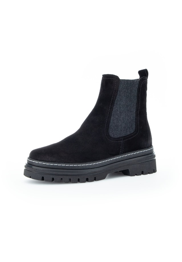 Gabor Platform Ankle Boots Camel