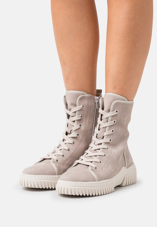 Gabor Platform Ankle Boots Camel