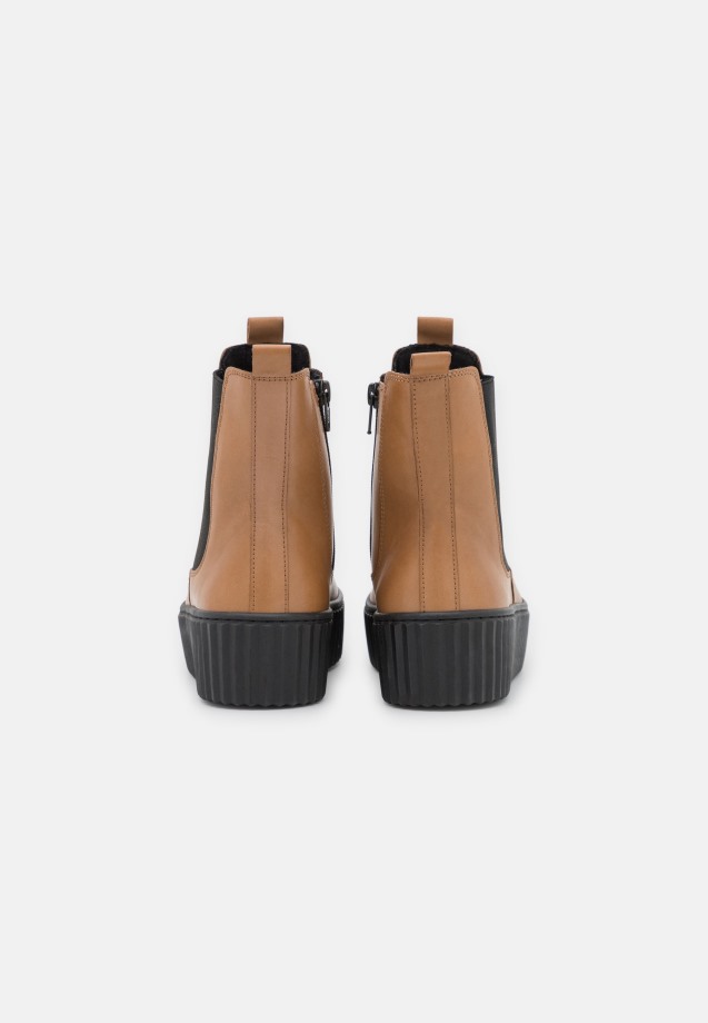 Gabor Platform Ankle Boots Camel