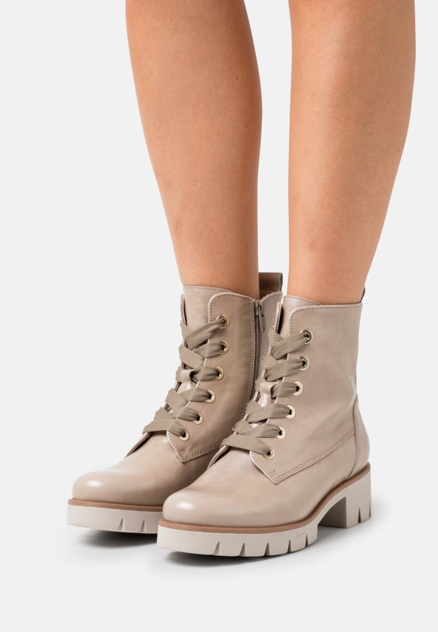 Gabor Platform Ankle Boots Camel