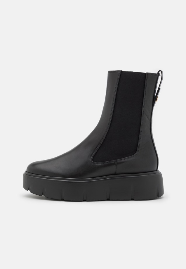 Gabor Platform Ankle Boots Pepper/Creme