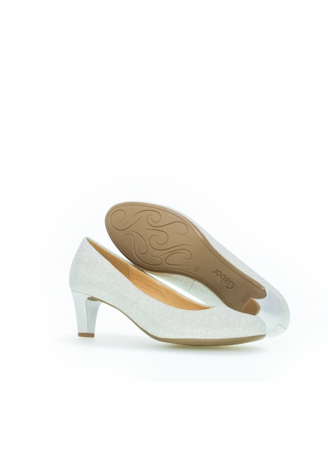 Gabor Silver Classic Heels