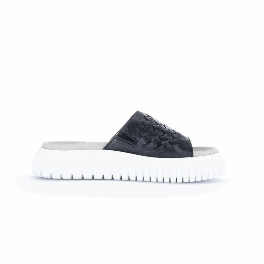 Gabor Slipon Sandal Linnen
