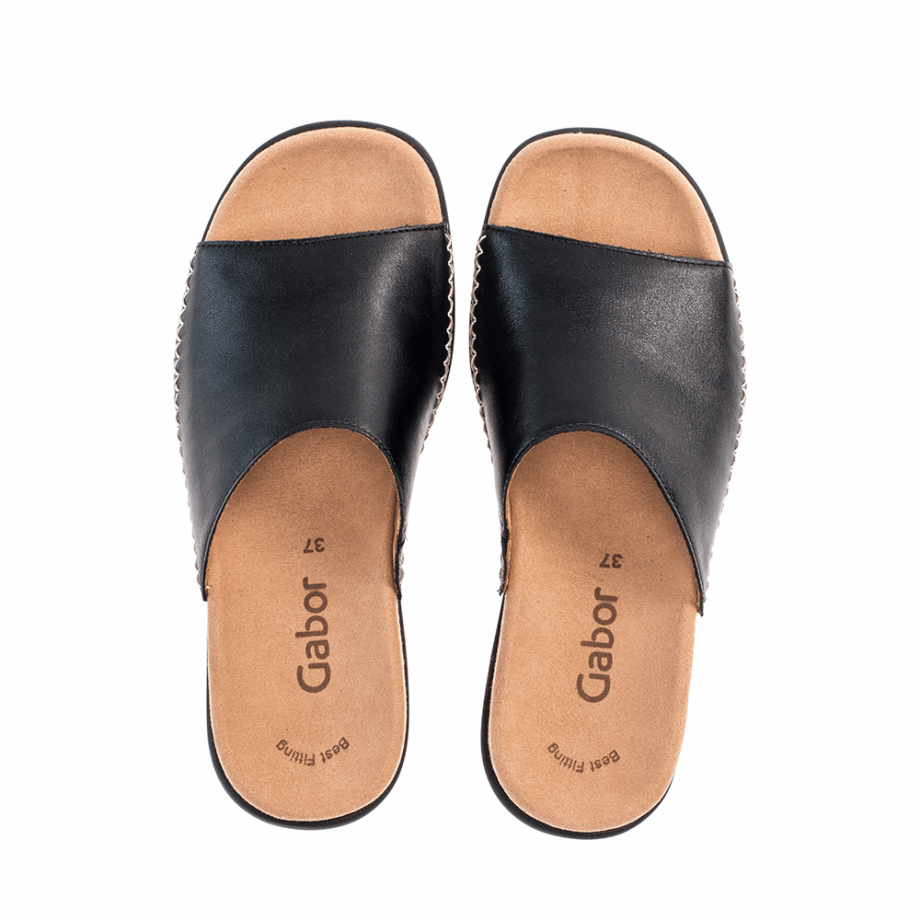 Gabor Slipon Sandala Crna