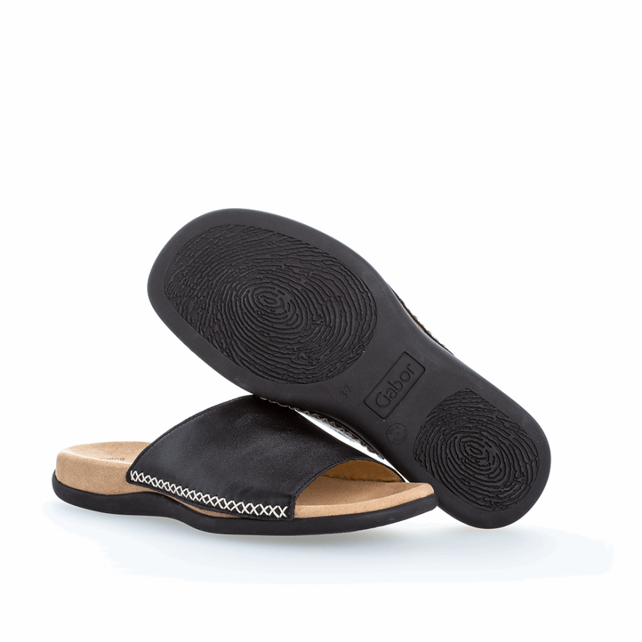 Gabor Slipon Sandala Crna
