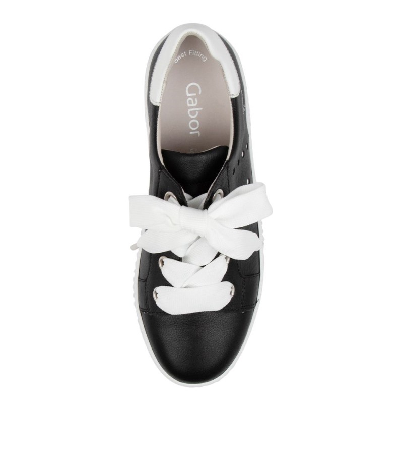Gabor Style Ava Schwarz-Weiss Leather