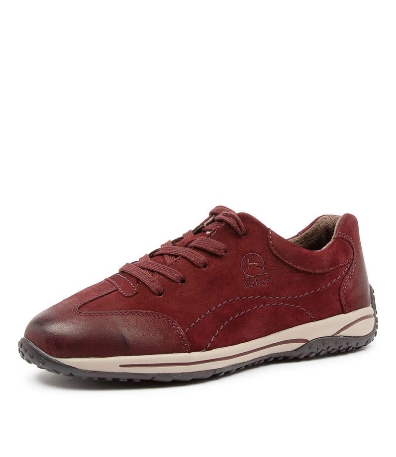 Gabor Style Haley Dark Red Nubuck