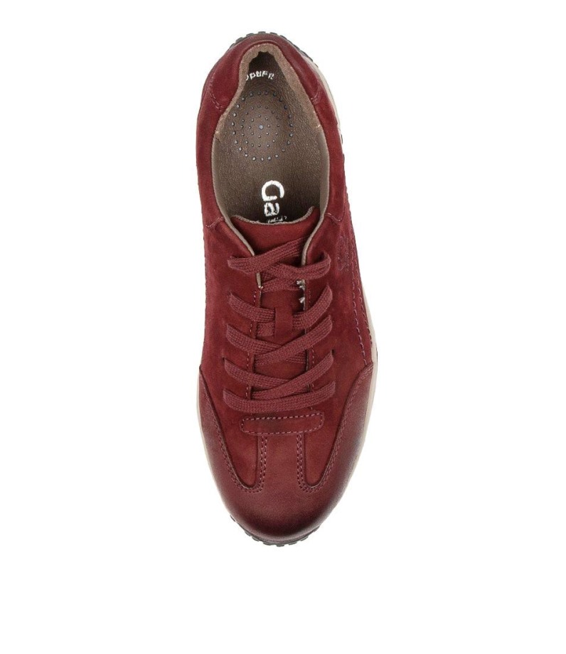 Gabor Style Haley Dark Red Nubuck