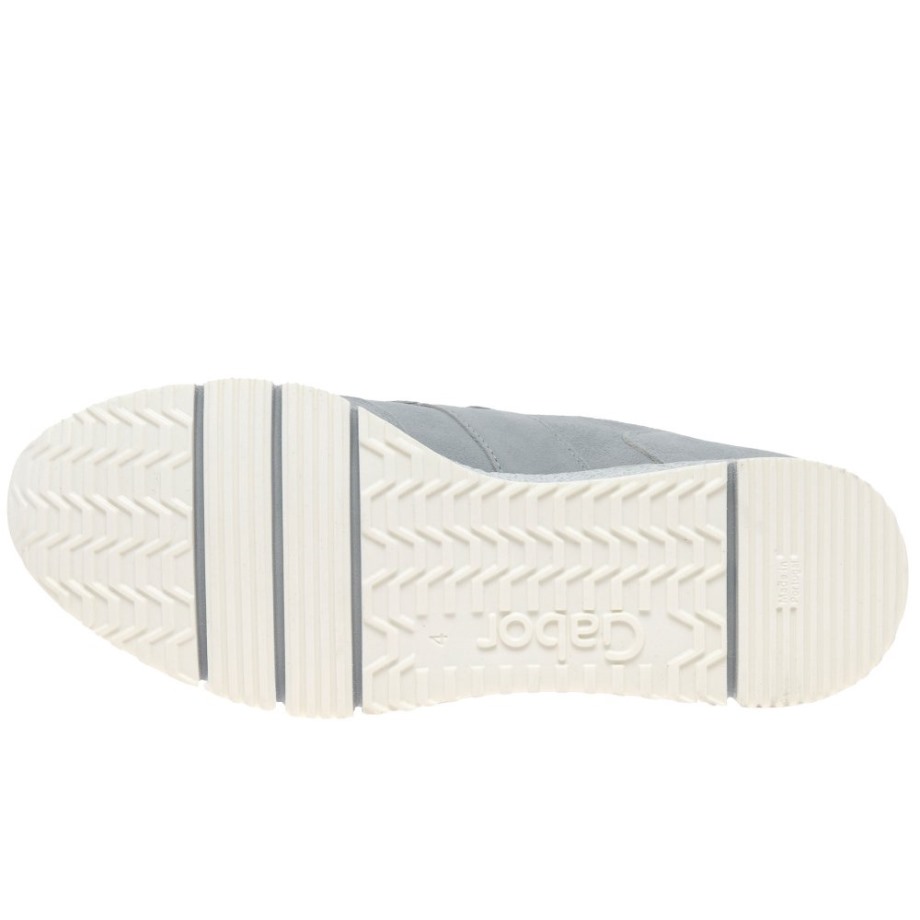 Gabor Wednesday Ladies Trainers Aquamarine Suede