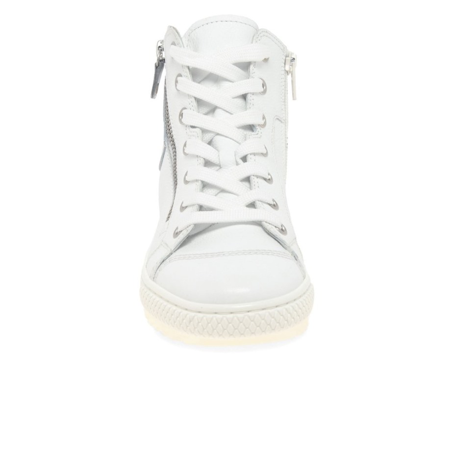 Gabor White Bulner Ladies Casual Ankle Boots